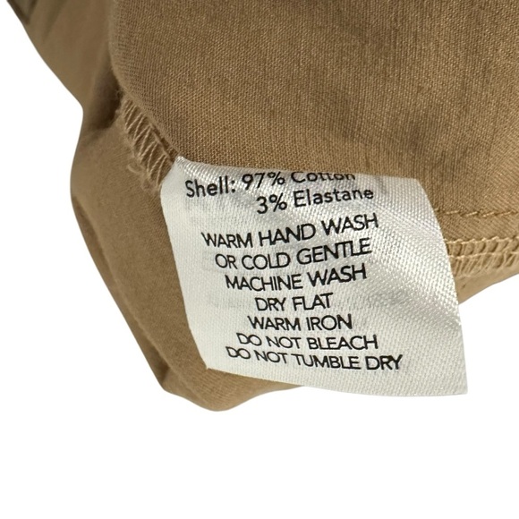 I.AM.GIA Womens Jordan Wide Leg Belted Pants Size Medium Tan Cotton Blend NWT - Picture 9 of 10